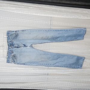 Distressed Light Wash Denim Levi's 506 Jeans W36 L34